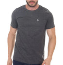 Camiseta Ralph Lauren Masculina Custom Fit - Cinza Graffite