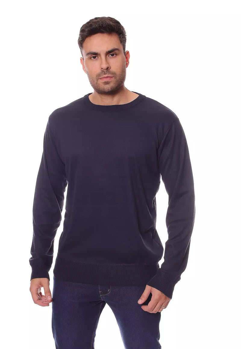 SUÉTER MASCULINO G/O - AZUL MARINHO - 49729