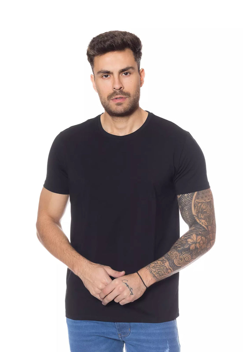CAMISETA MASCULINA - PRETA | 49196 / 48904.