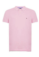 Camisa Gola Polo Tommy Hilfiger Masculina Coupe Sur Ivy - Rosa Bebê