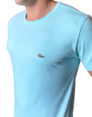Camiseta Lacoste Masculina Jersey - Azul Bebê