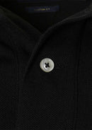 Camisa Gola Polo Ralph Lauren Masculina Custom Fit - Preta