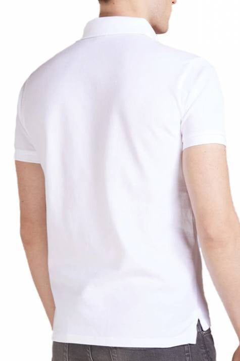 Camisa Gola Polo Ralph Lauren Masculina Custom Fit - Branca