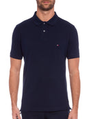 Camisa Gola Polo Tommy Hilfiger Masculina Coupe Sur Ivy - Azul Marinho