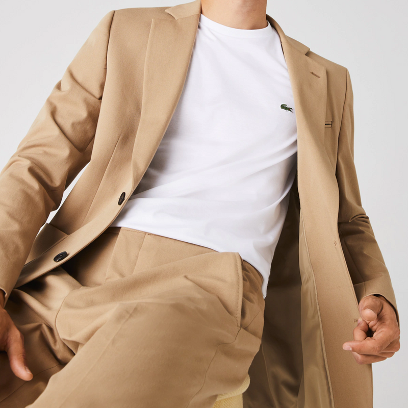 Camiseta Lacoste Masculina Jersey - Branca