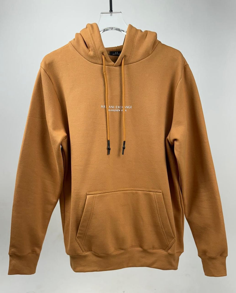 Moletom Armani Exchange - Caramelo com capuz