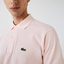 Camisa Gola Polo Lacoste Regular Fit Rosa Bebê