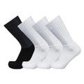 Meias Cano Alto Antiderrapantes para Homens - 4 Pares