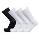 Meias Cano Alto Antiderrapantes para Homens - 4 Pares