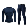 Kit de Roupas de Compressão Masculina para Esportes