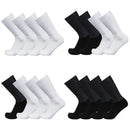 Meias Cano Alto Antiderrapantes para Homens - 4 Pares