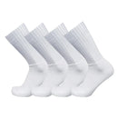Meias Cano Alto Antiderrapantes para Homens - 4 Pares