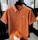 Camisa Polo Masculina de Algodão com Bordado Elegante