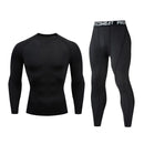 Kit de Roupas de Compressão Masculina para Esportes
