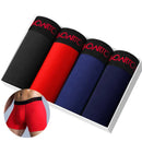 Kit 4 Peças Cuecas Boxers de Algodão Masculino - Conforto e Estilo