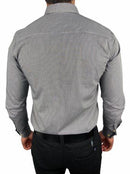 Camisa Social Ralph Lauren Oxford - Cinza Chumbo