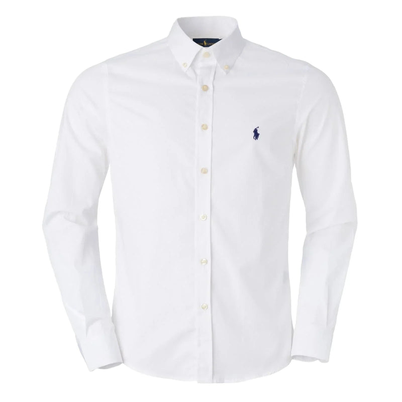 Camisa Ralph Lauren Social Regular Fit Branco