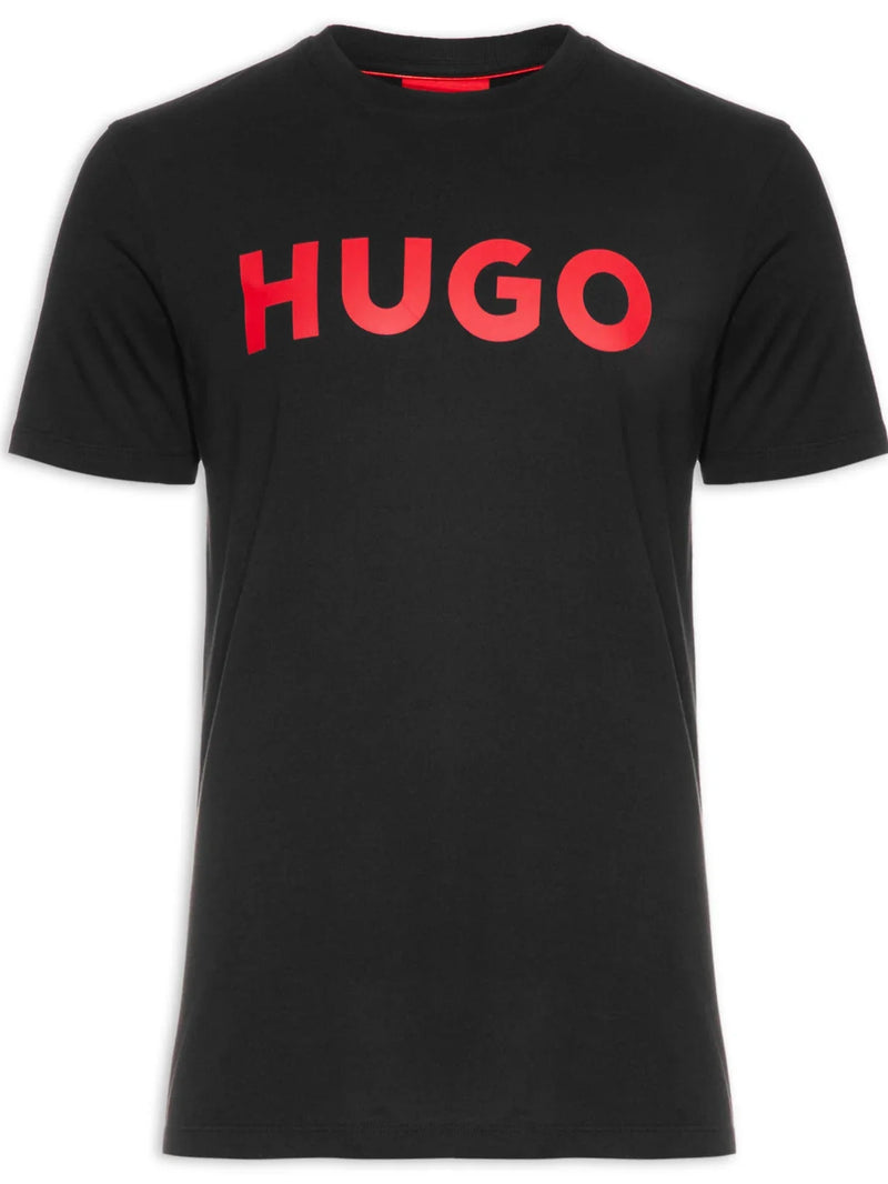 Camiseta Hugo Boss Regular Fit Logo Preta