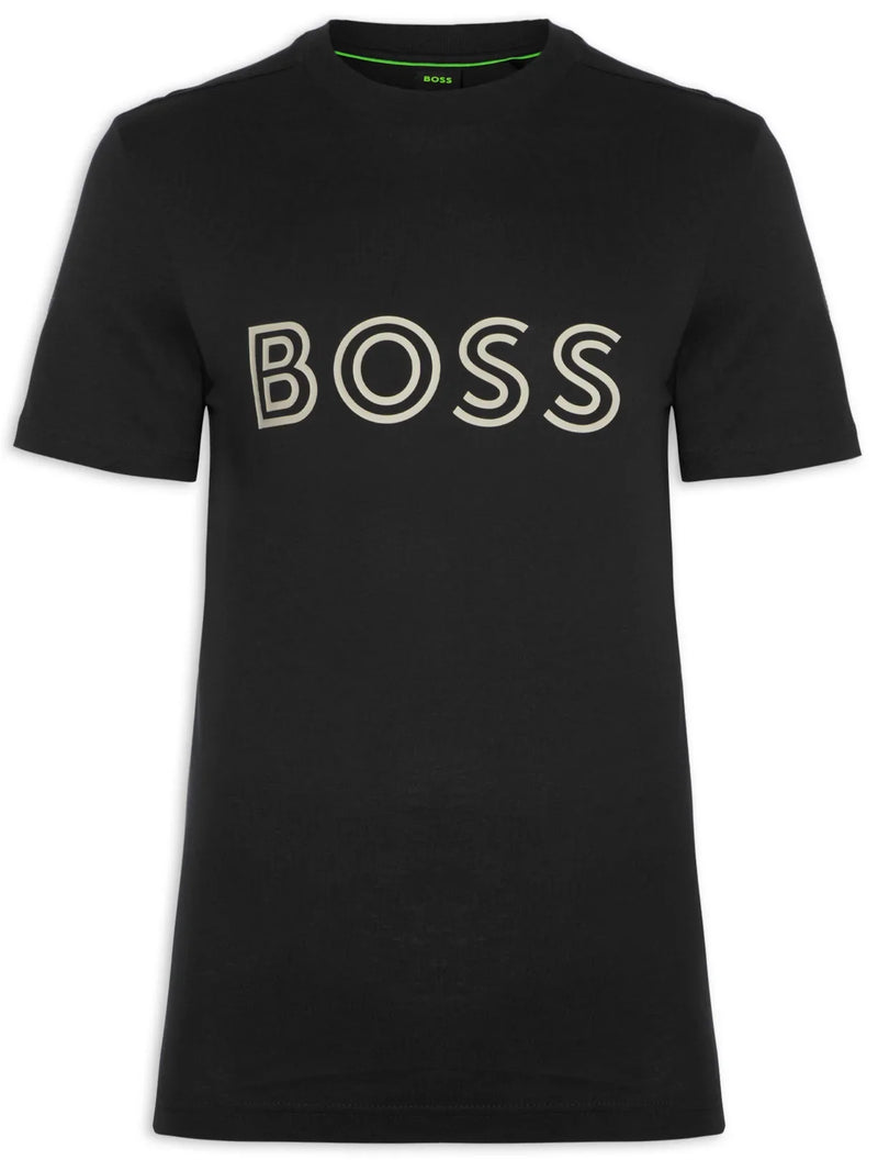 Camiseta Hugo Boss Regular Fit Logo Preto