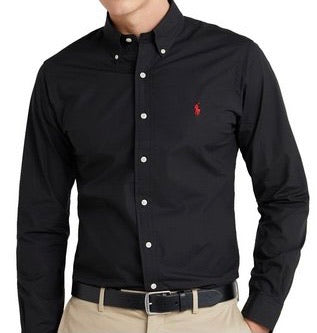 Camisa Social Ralph Lauren Oxford - Preta